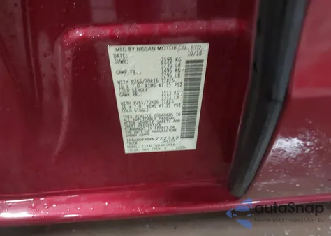 2019 Nissan Frontier Sv z USA, uszkodzony, nr VIN 1N6AD0FR9KN722312